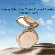 花西子 Florasis Yurong Airbrushed Tinted Pressed Powder Nomadic Glam Oil-Control Pressed Powder Foundation Waterproof Face Powder