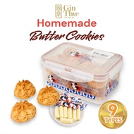 [Gin Thye] FREE Rabbit Container [ 10 Types ] Homemade Butter Cookies 锦泰手工牛油曲奇 450G | In-House Cookie | CNY Goodies