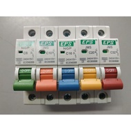 EPS 1Pole MCB (6KA) MCB 6A/10A/16A/20A/32A Miniature Circuit Breaker (SIRIM APPROVE)