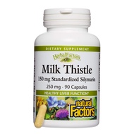 Natural Factors Milk Thistle, 250 mg, 90 Capsules