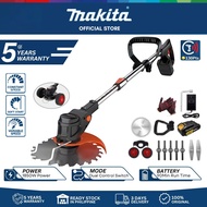 MAKITA Grass cutter เครื่องตัดหญ้าไฟฟ้าไร้สายทรงพลัง 388V ที่กันจอนหญ้าแบตเตอรี่ลิเธียมแบบ