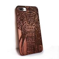 客制純木iPhone三星手機殼,純木手機殼, 創意禮品, 大象