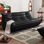Caterpillar Sofa Leather Recliner Sofa Togo Lazy Sofa Sleep Or Lie Down 2 Seater Sofa Modern Light N