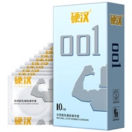 【Tough man】Condoms 10Pcs Durex Love Mutual Climax Safe Delay Ribbed Dotted Condom / Ultra Thin Condo