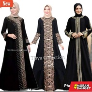 HITAM Turkish ABAYA for Eid- COMPUTER EMBROIDERED ABAYA MUSLIM DRESS FASHION MUSLIM ABAYA TURKEY BLA