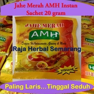 MERAH Instant Red Ginger Amanah AMH Sachet 20 gram, Black Seed, Ginseng And Honey For Stamina And Immune