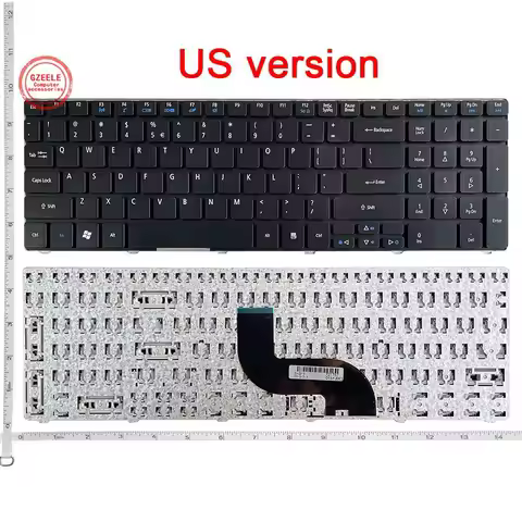 US Keyboard for Acer TravelMate V5WC1 P253 P453 P253-E P253-M P253-MG P453-M P453-MG US Black PK130P