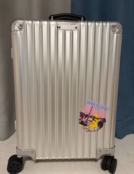 【專櫃正品有單】RIMOWA 21吋銀色行李箱 可上飛機 (有保護套/輪子順滑)