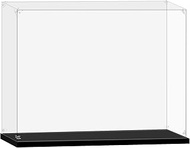 LILIKAKA Acrylic Display Case for Lego 21332 The Globe or 71395 64 Question Mark Block, 13.77x11.81x