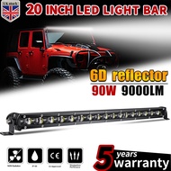 20inch Ultra Slim LED Light Bar Car 4x4 Offroad 6500K  Work Light Bar Spot Flood Combo SUV 12V 24V