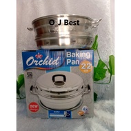 ORCHID BAKING PAN 22 CM/ 4 Eggs/ Sponge Cake BAKING PAN