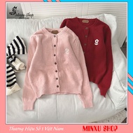 Lovely Floral Embroidered Women's Cardiagan Sweater QC Minxu Shop TA86