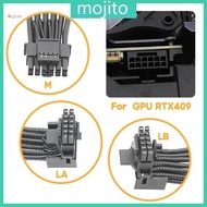 Mojito for GPU RTX4090 4x8-pin 3x8Pin 2x8pin PCI-e to 16-pin 12VHPWR Connector 90 Degree Elbow 15CM 