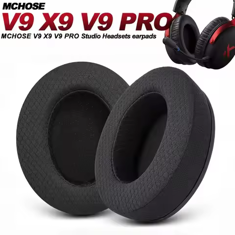 Replacement Foam Ear Pads for MCHOSE V9 S9 PRO, V9 PRO S9 PRO MCHOSE X9 Headphones Memory Foam Earpa