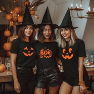 (24 Hours Delivery) Angle Official HALLOWEEN Shirt Pumpkin Print Suitable For Parties T71