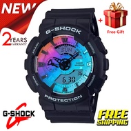 นาฬิกา G-Shock รุ่น GA-110SR-1A นาฬิกาผู้ชายสายเรซิ่นสีดำ รุ่น ตัวขายดี - มั่นใจ ของแท้ 100%  man นา