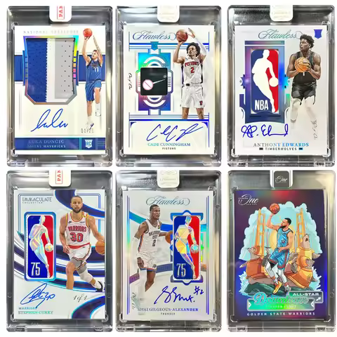 PANINI DIY HOMEMADE Basketball patch collectible card brick Doncic Curry Edwards Cunningham laser Ch