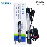 **READY STOCK** SOBO AQUARIUM SUBMERSIBLE UV Light LAMP T5-UV-11W & 9W fish