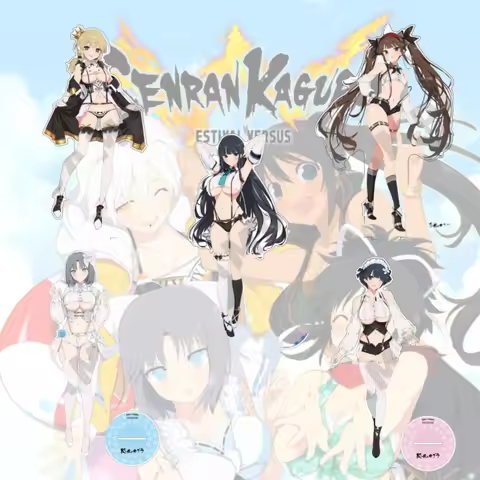 Senran Kagura Merch, Shinovi Master Anime Game Goods, Asuka Ikaruga Yumi Hibari Acrylic Stand Keycha