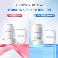 ELFORMULA 2IN1 Barrier Moisturizer + Barrier Sunscreen SPF50 PA++++ UV Daily Repair Moisturizing Sun