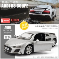 Audi R8 Alloy Toy Car BMW M8 Simulation Children Boys Mercedes Benz Display Car Inertia Driven Remot