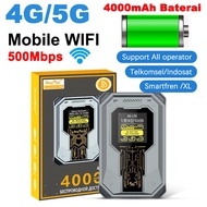 New Product 500Mbps 4000mAh Mobile Wi-Fi Router 4G 5G Wireless Routers Portable 4G LTE Wifi Modem