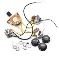 Guitar circuit components enhance single wire 1 volume 2 tone, five-level mechanical switch 500K473J