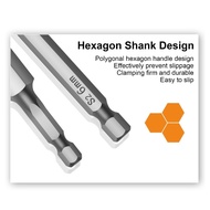 PCF* Hex Head AllenWrench Drill Bit Set Long AllenScrewdriver Bit Magnetic Tip Hex Key Screwdriver S