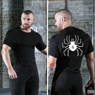 1 Anime Hunter X Hunter GYM Compression Tshirts Running Fitness Tight Sportswear Short Sleeve Summer Breathable Sport Spider Top