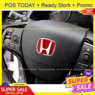 Honda Emblem Logo Steering Civic City Jazz Accord 2 COLOUR SIZE Chrome RS Type R badge lower cover F