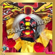 Barongan Kucingan Pentas Dragon Motif Premium Barongan Caplokan Kayu Kucingan Premium Vip Kd 86