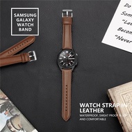 High Quality Genuine Leather Band 20mm 22mm Strap for Samsung Galaxy Watch 4 42mm 46mm Active 1 2 4 Gear S3
