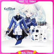 🇲🇾READY STOCK🇲🇾 Furina Cosplay Costume Full Set Genshin Impact Furina / Focalors Hydro Archon Cospla
