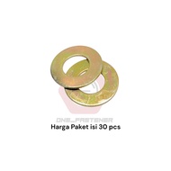 30 pcs Ring Plate M20 Yellow 20x41 20mm 20mm Washer Plate bolt 30 WPK