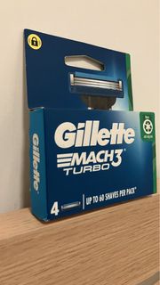 🪒 Gillette Mach3 Turbo razor blades (shave shaving shaves shaver blade Mach Gilete Gilette Gillete)