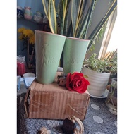 Set of 2 new rice tall cups made in Vietnam and exported to Japan, full box 250ml