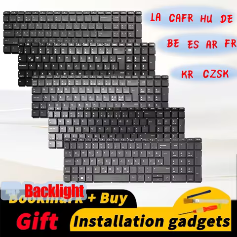 Suitable for HP ProBook 455R 450 G6 Q16C G7 Q22C PRO15 G2 G3 HSN-Q25C Backlit Keyboard AR BE CAFR CZ