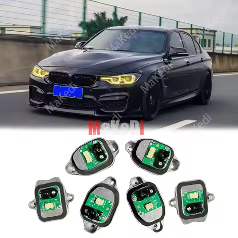 Lemon Yellow Angel Eyes Control Unit For 2018 BMW F30 F31 320i 328i 330i 340i LED Headlight LCI Left