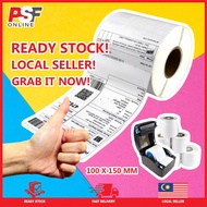 100X150MM AWB STICKER/ A6 AIRWAY BILL STICKER/ SHIPPING LABEL ROLL/ THERMAL PAPER REFILL/ STICKER CONSIGNMENT NOTE