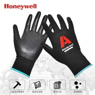 A/🌹Honeywell（Honeywell）Labor Protection Gloves Coated Dust-Free Loading and Unloading Gloves Nylon Foam Nitrile Oil-Resi