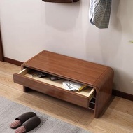 實木換鞋凳北歐家用鞋凳式鞋櫃鞋架進門口可坐穿鞋凳玄關試鞋凳子