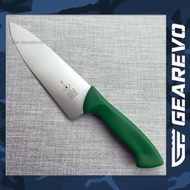 F. Herder Chef/Kitchen/Meat Knife Green Handle 8 inch  (Solingen Spade Brand) (8631-21,00GREEN)