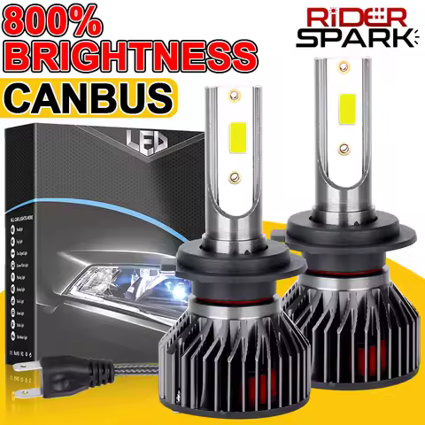H4 H7 Led Car Headlight Bulb H11 H3 HB3 HB4 HIR2 9005 9006 9012 Turbo Fan Auto Fog Light Chip Led Ru