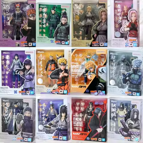 【 in Stock 】 Bandai SHF Naruto Hinata Shuimen Orochimaru Naruto Uchiha Itachi Obito Sasuke Kashimaru