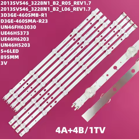 LED Backlight Strip For UN46FH6030F UN46H5203AF UN46FH6203G UN46H6203AG BN96-28769A 28768A D3GE-460S