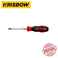 Obeng Go-Thru (+) 6X150 KRISBOW Screwdriver P2 6 X 150 mm Obeng Plus Original