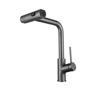 GUGA kitchen faucet 304 stainless steel waterfall faucet sink faucet universal rotating pull-out fau