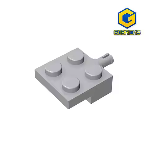 Gobricks GDS-1061 Tyres And Rims2x2 Single side bolt substrate compatible with lego 10313-4488 DIY E