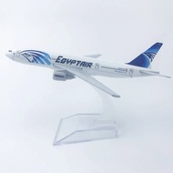 FZ 16cm EGYPT AIR AEROPLANE MODEL 777 AIRPLANE Aircraft Model Plane Airplane Diecast Metal 1/400 Sca