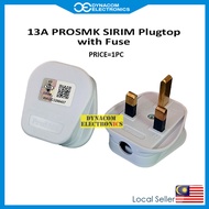 PROSMK 13A 250V AC Fused Plugtop with SIRIM Approved [Plug 13A]